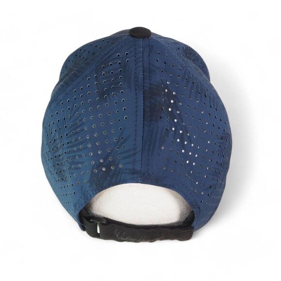 Walter Hagen Perfect 11 "Palm" Vented Cooling Golf Hat Blue / Black OS - Picture 3 of 7